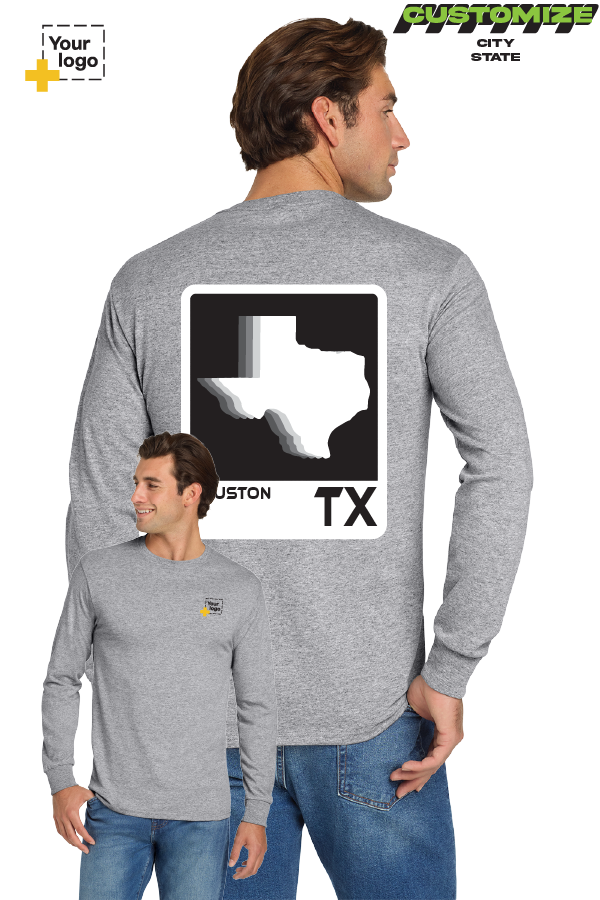 Custom Gildan® DryBlend® 50 Cotton/50 Poly Long Sleeve T-Shirt - ELEMENTS FADE