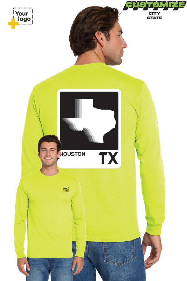 Custom Gildan® DryBlend® 50 Cotton/50 Poly Long Sleeve T-Shirt - ELEMENTS FADE