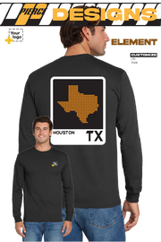 Custom Gildan® DryBlend® 50 Cotton/50 Poly Long Sleeve T-Shirt - ELEMENTS DOTS