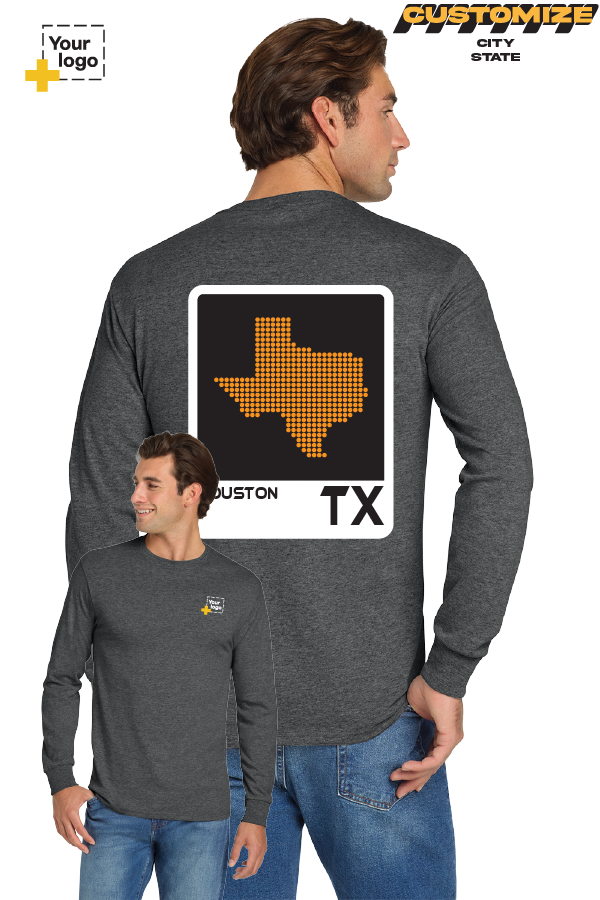 Custom Gildan® DryBlend® 50 Cotton/50 Poly Long Sleeve T-Shirt - ELEMENTS DOTS