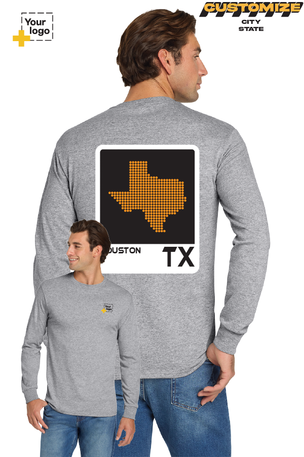 Custom Gildan® DryBlend® 50 Cotton/50 Poly Long Sleeve T-Shirt - ELEMENTS DOTS