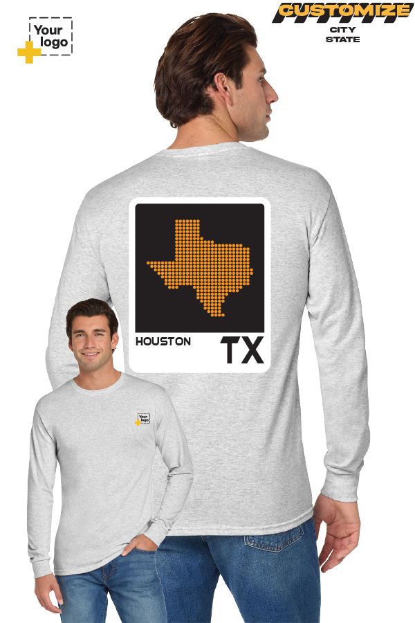 Custom Gildan® DryBlend® 50 Cotton/50 Poly Long Sleeve T-Shirt - ELEMENTS DOTS