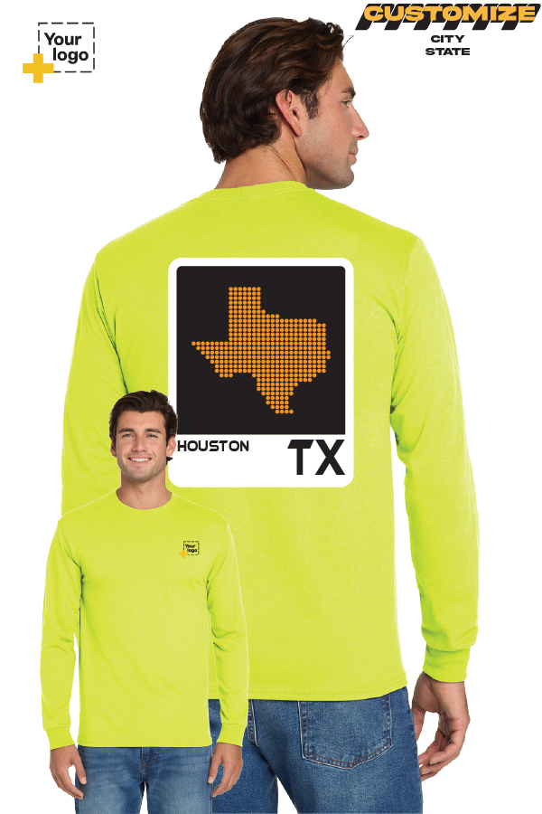 Custom Gildan® DryBlend® 50 Cotton/50 Poly Long Sleeve T-Shirt - ELEMENTS DOTS