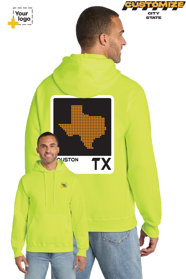 Custom Core Fleece Pullover Hooded Sweatshirt - ELEMENTS DOTS