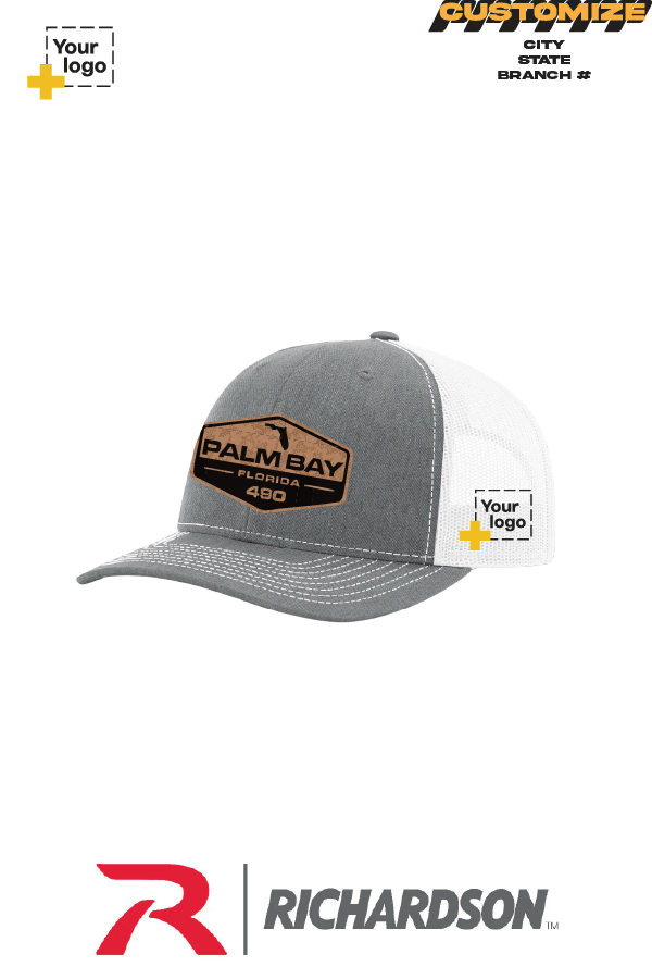 Custom Richardson 112 Trucker - Faux Leather Patch