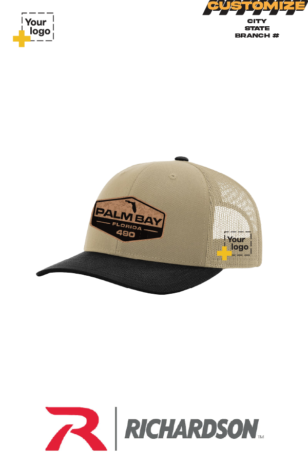 Custom Richardson 112 Trucker - Faux Leather Patch