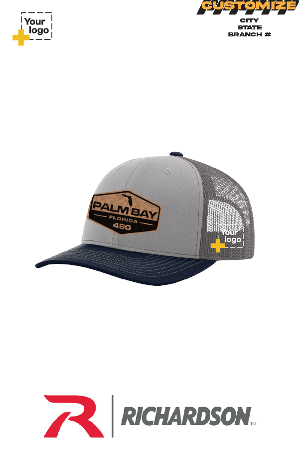 Custom Richardson 112 Trucker - Faux Leather Patch