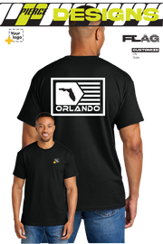 Custom Gildan® DryBlend® 50 Cotton/50 Poly T-Shirt - GEOMETRIC FLAG