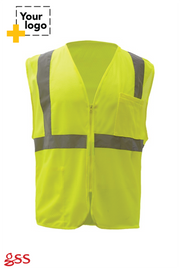 Standard Class 2 Mesh Zipper Safety Vest