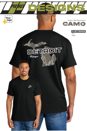 Custom Gildan® DryBlend® 50 Cotton/50 Poly T-Shirt - Bottomland Camo