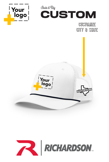 Custom Richardson 112FPR Trucker - City State Embroidered