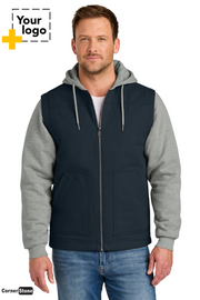 CornerStone® Duck Fleece Full-Zip Hooded Jacket