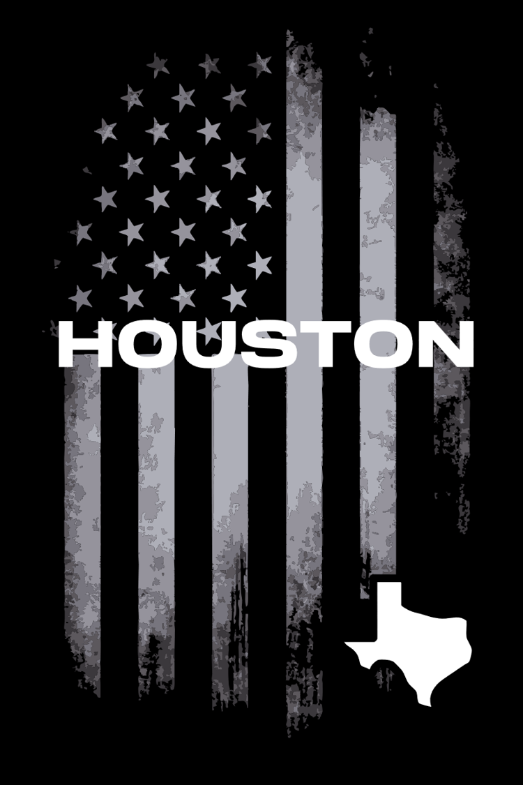 Custom Gildan® DryBlend® 50 Cotton/50 Poly Long Sleeve T-Shirt - FLAG