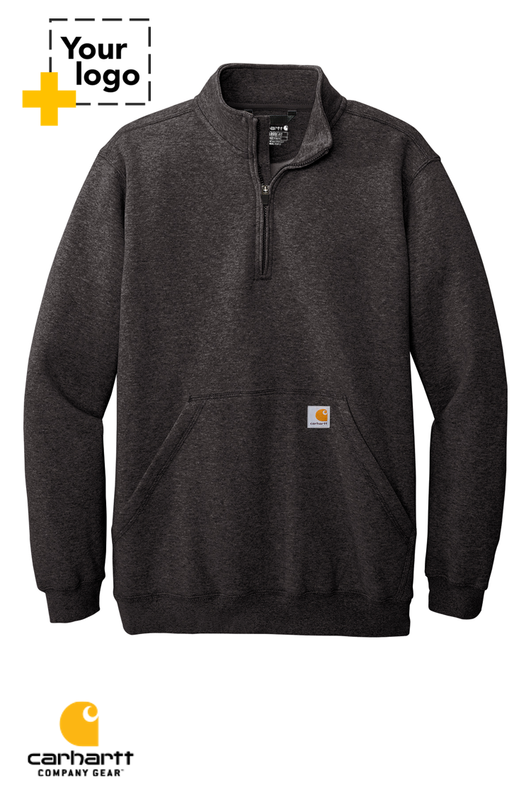Carhartt® Midweight 1/4-Zip Mock Neck Sweatshirt