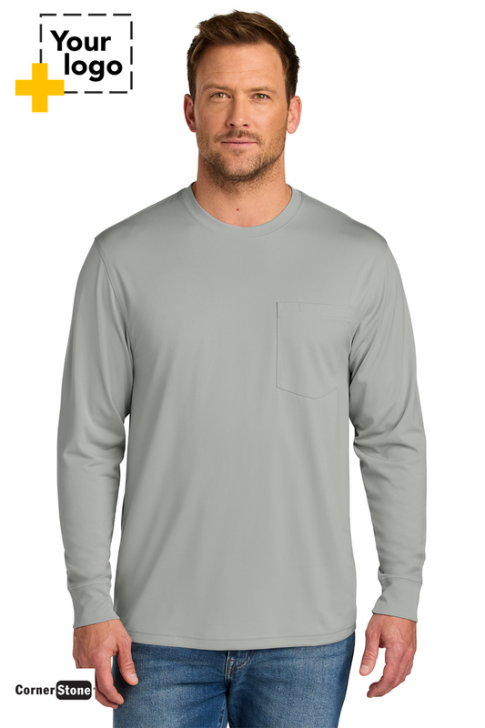 CornerStone® Workwear Pro Long Sleeve Pocket Tee