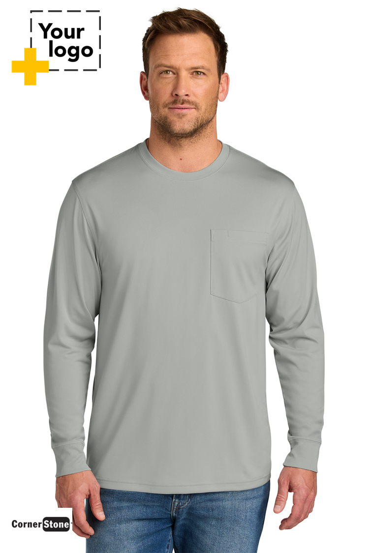 CornerStone® Workwear Pro Long Sleeve Pocket Tee