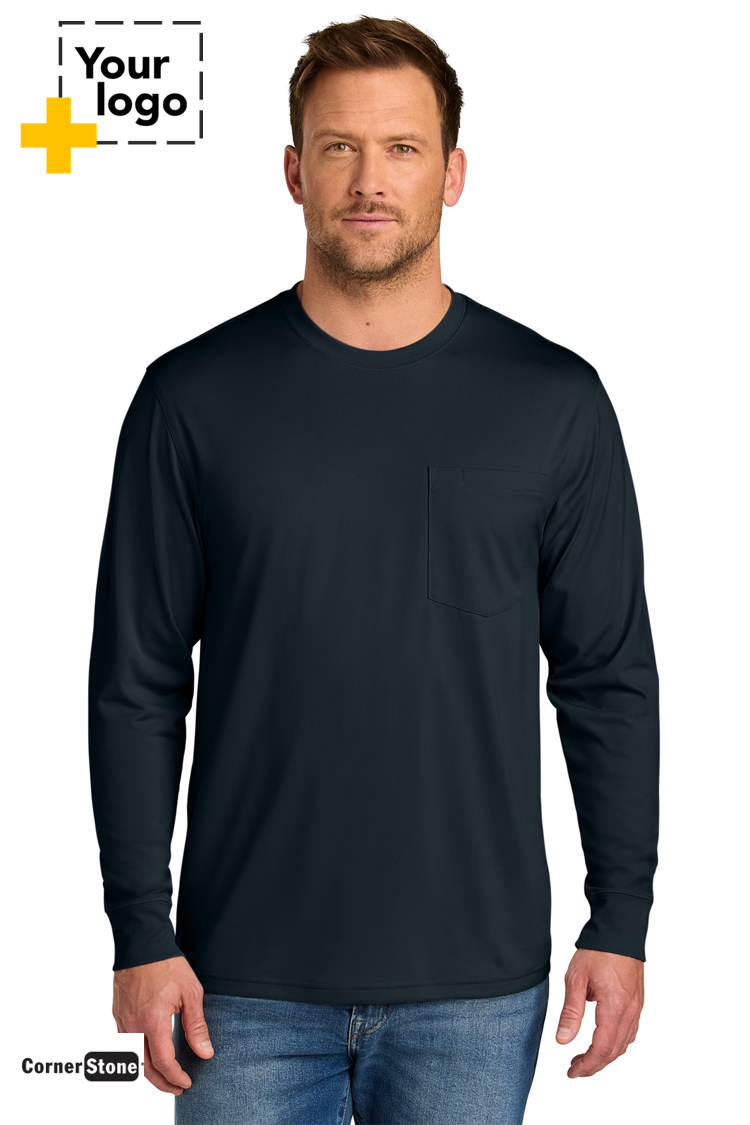 CornerStone® Workwear Pro Long Sleeve Pocket Tee