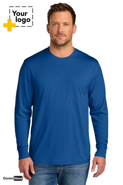CornerStone® Workwear Pro Long Sleeve Pocket Tee