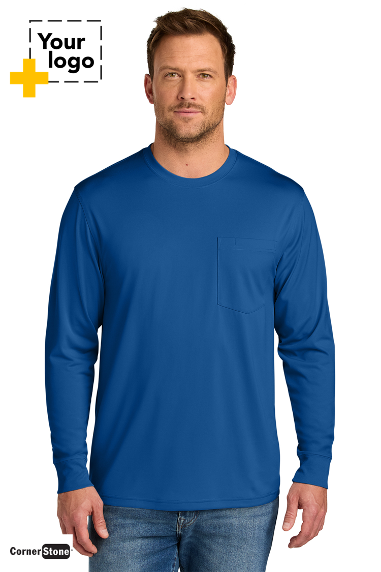 CornerStone® Workwear Pro Long Sleeve Pocket Tee