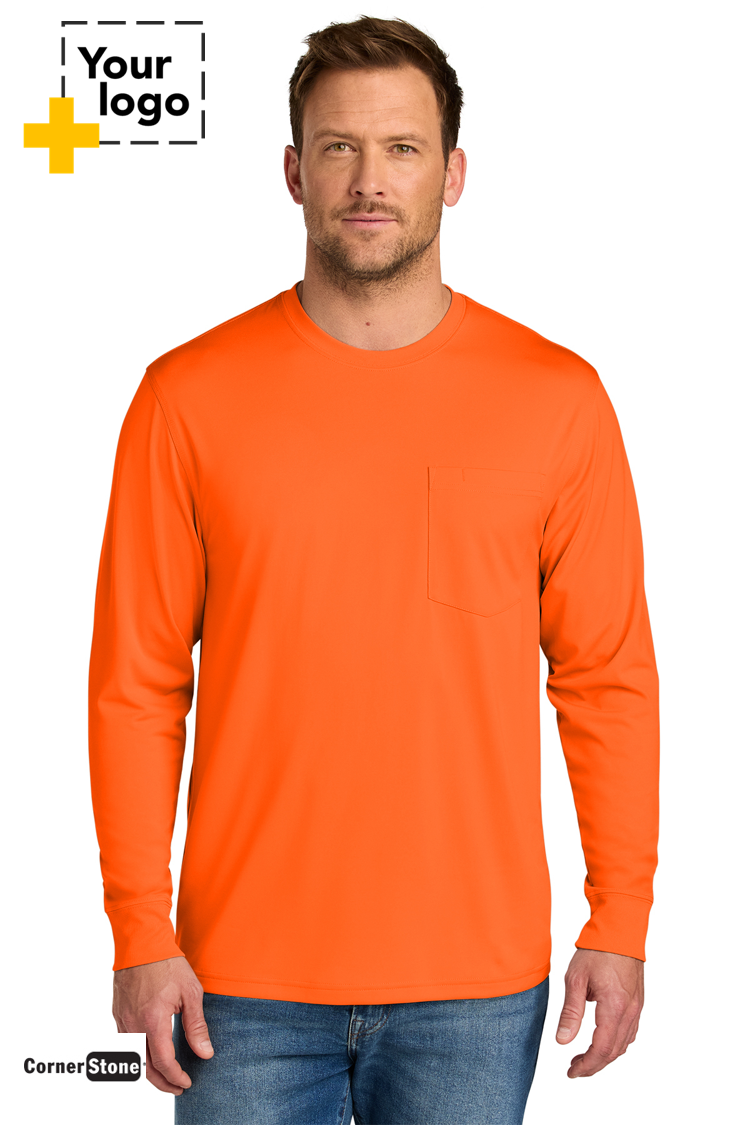 CornerStone® Workwear Pro Long Sleeve Pocket Tee