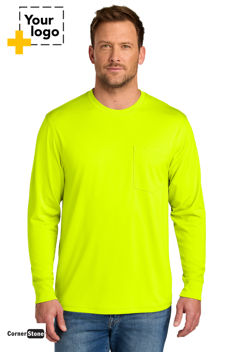 CornerStone® Workwear Pro Long Sleeve Pocket Tee