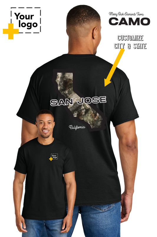 Custom Gildan® DryBlend® 50 Cotton/50 Poly T-Shirt - Terra Camo