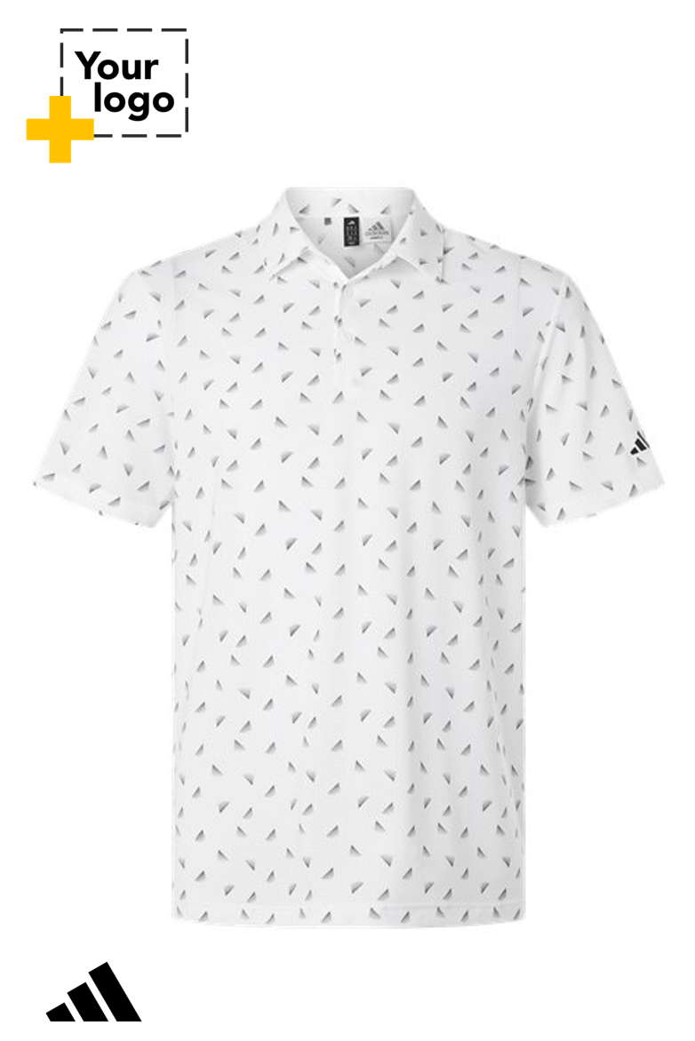 Adidas Men's Ultimate365 Mesh Print Polo