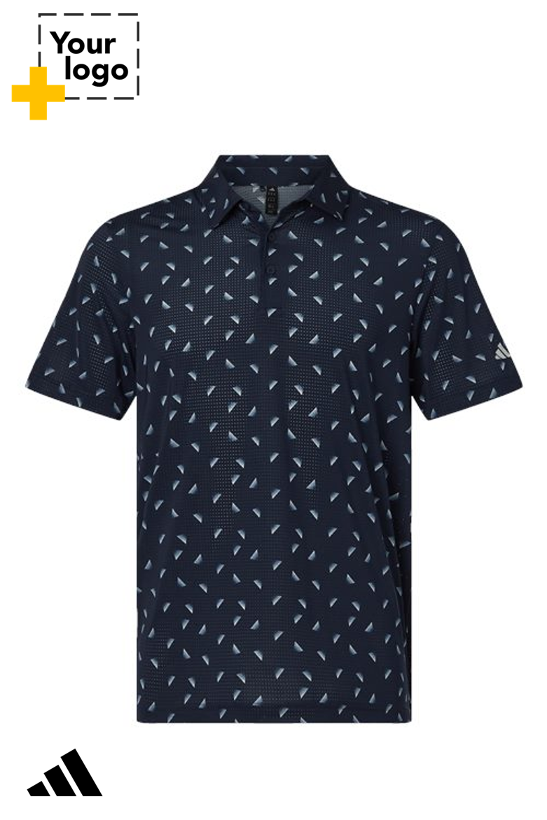 Adidas Men's Ultimate365 Mesh Print Polo