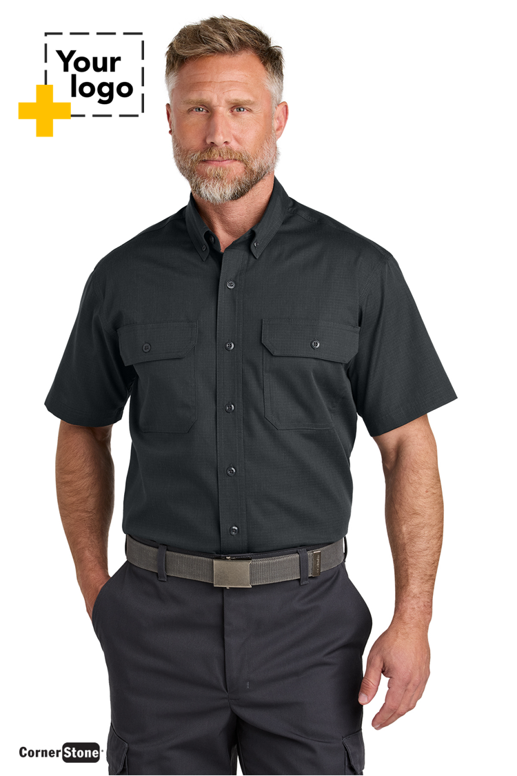 CornerStone® Short Sleeve Select Ripstop Shirt