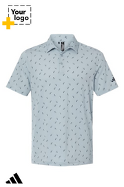 Adidas Men's Ultimate365 Mesh Print Polo