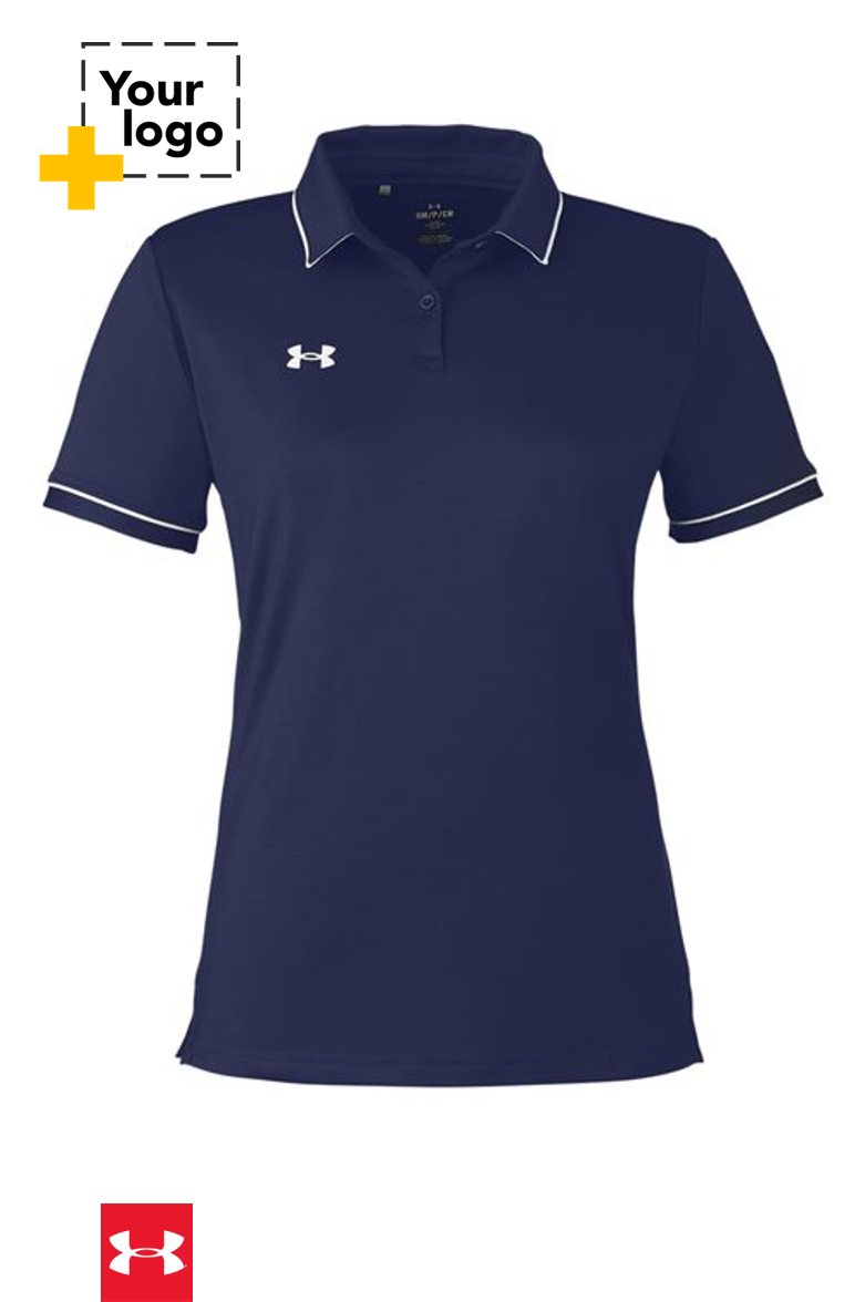 Under Armour Women's Tipped Teams Performance Polo