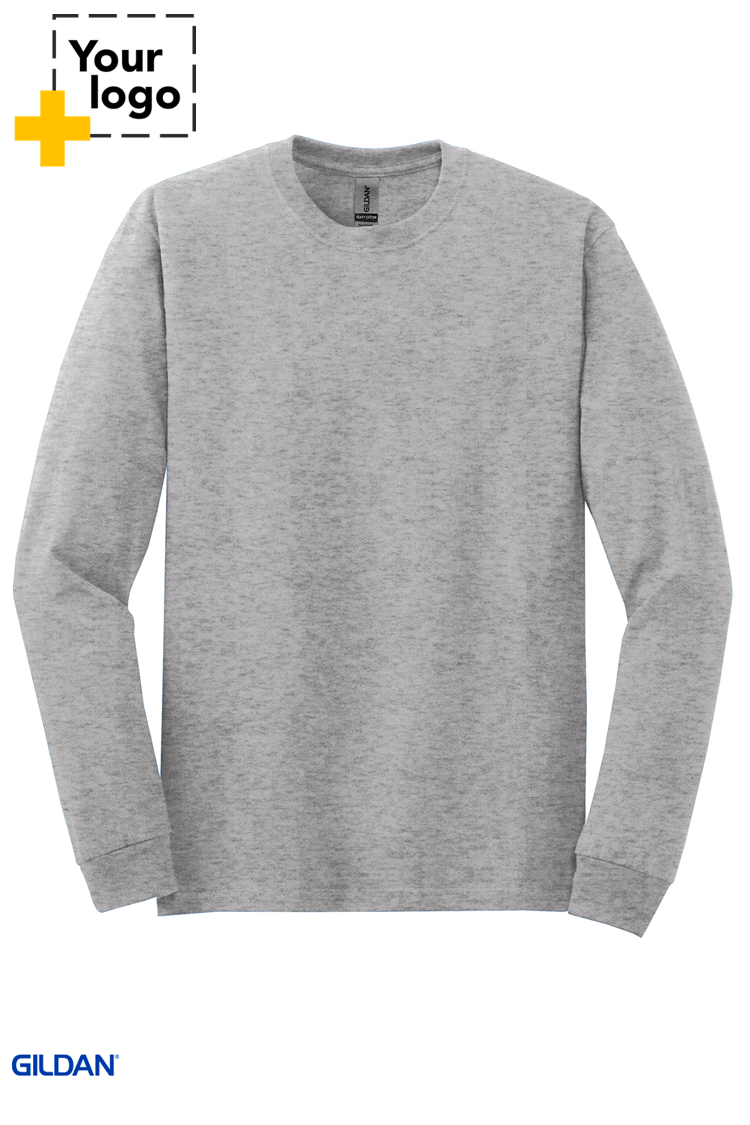 Gildan® Heavy Cotton™ 100% Cotton Long Sleeve T-Shirt