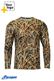 Performance Camo Print Long Sleeve T-Shirt