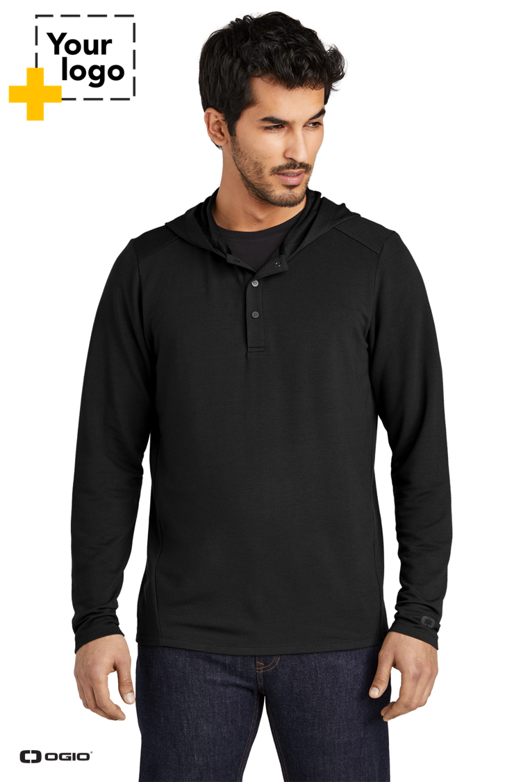 OGIO® Luuma Flex Hooded Henley