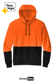 CornerStone® Enhanced Visibility Fleece Pullover Hoodie