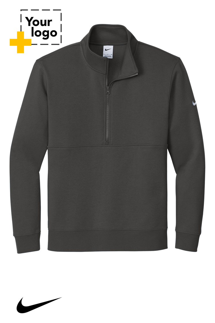 Nike Club Fleece Sleeve Swoosh 1/2-Zip