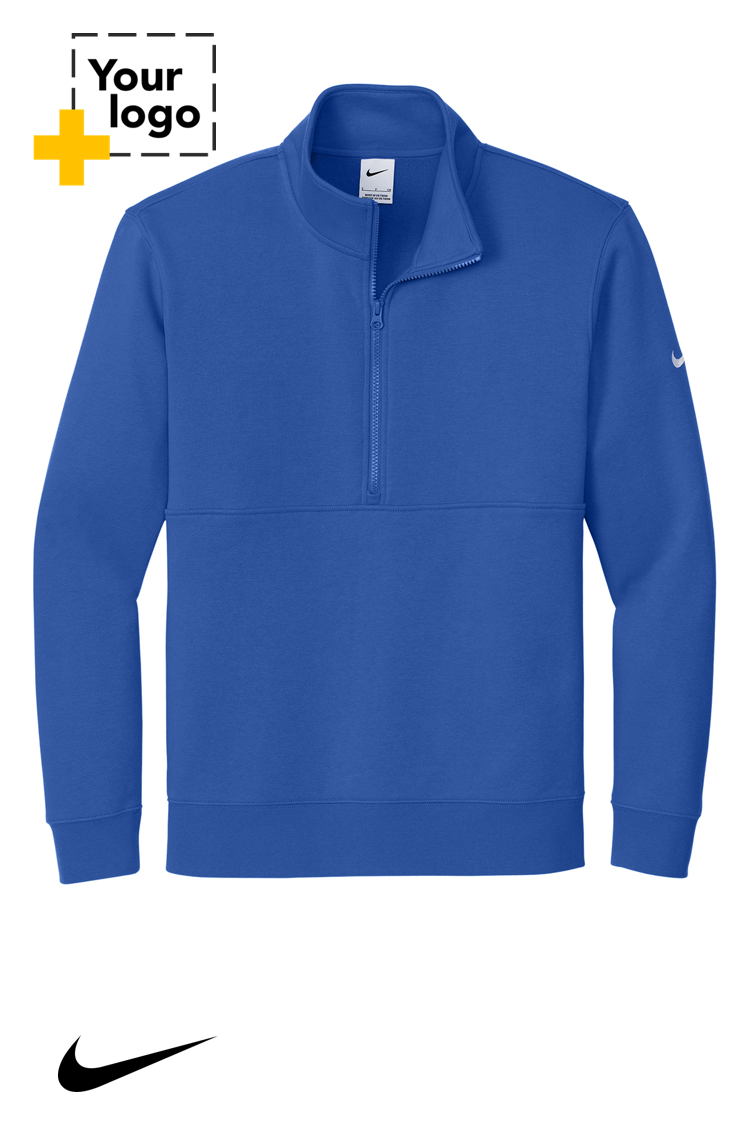 Nike Club Fleece Sleeve Swoosh 1/2-Zip