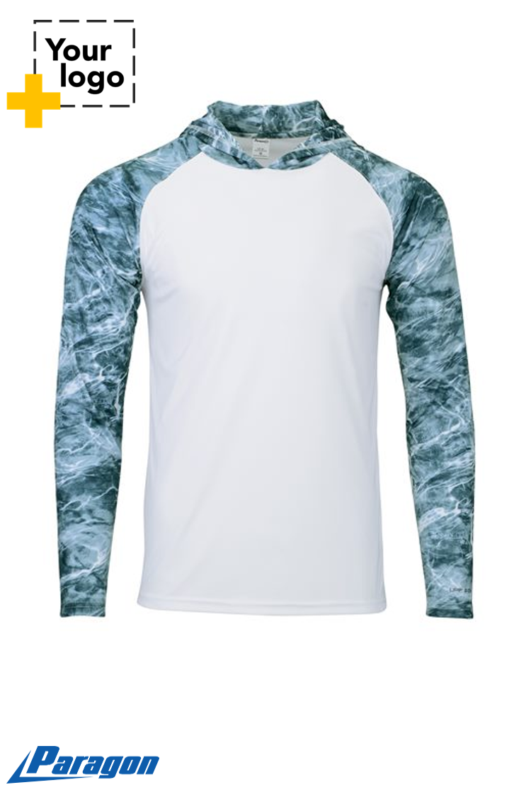 Biloxi Performance Colorblocked Hooded Long Sleeve