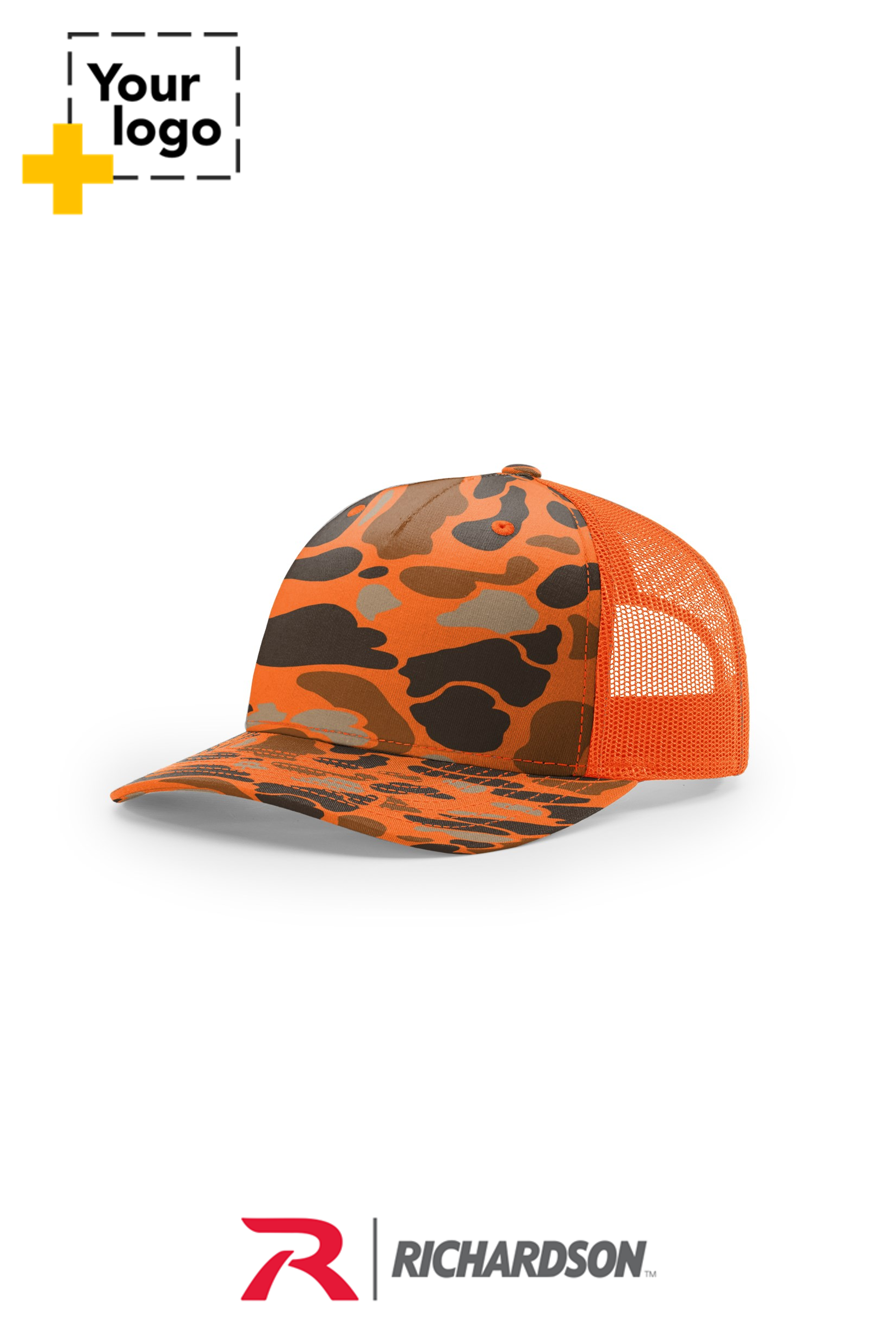 Richardson 112PFP PRINTED FIVE PANEL TRUCKER