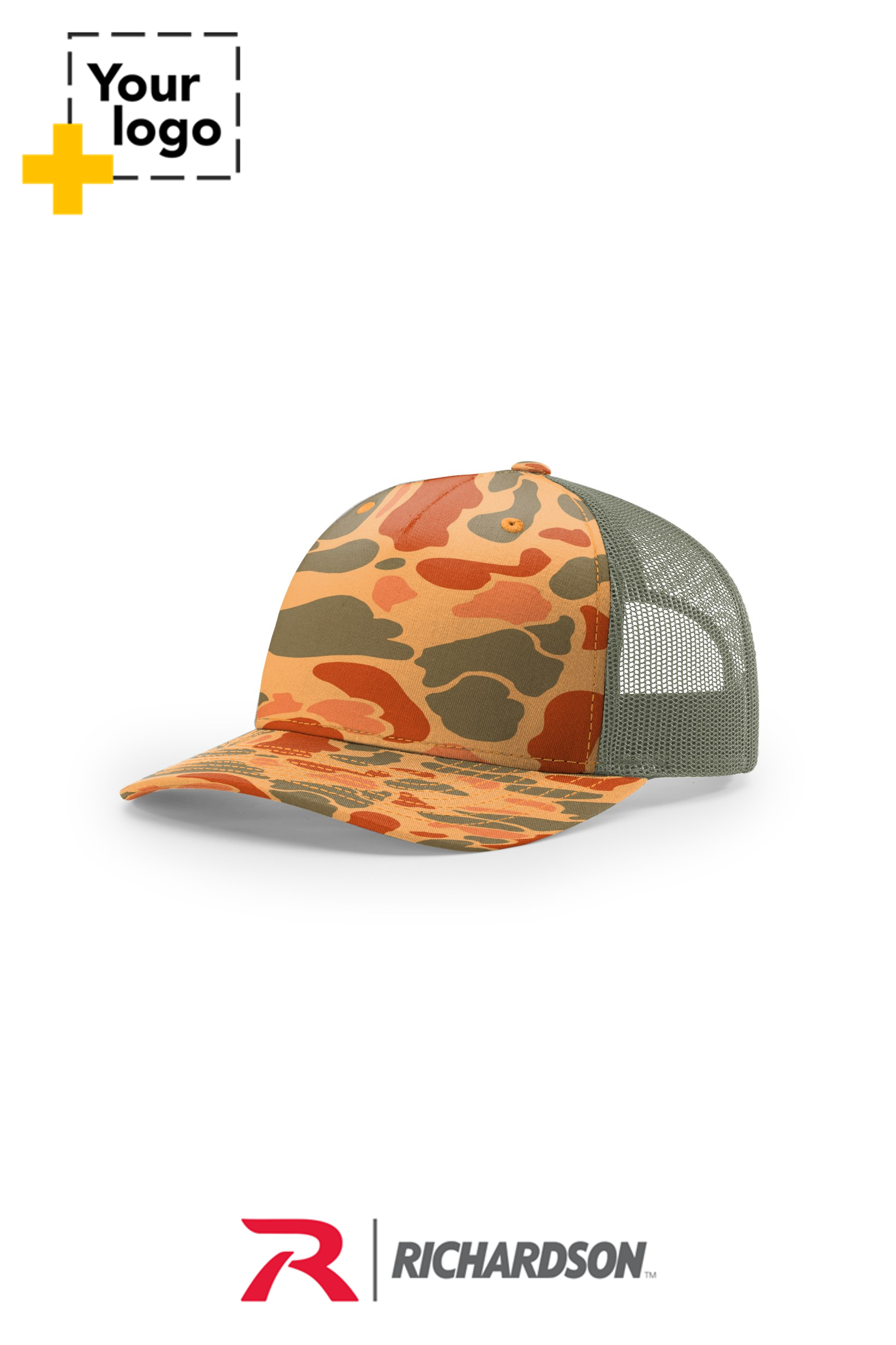 Richardson 112PFP PRINTED FIVE PANEL TRUCKER