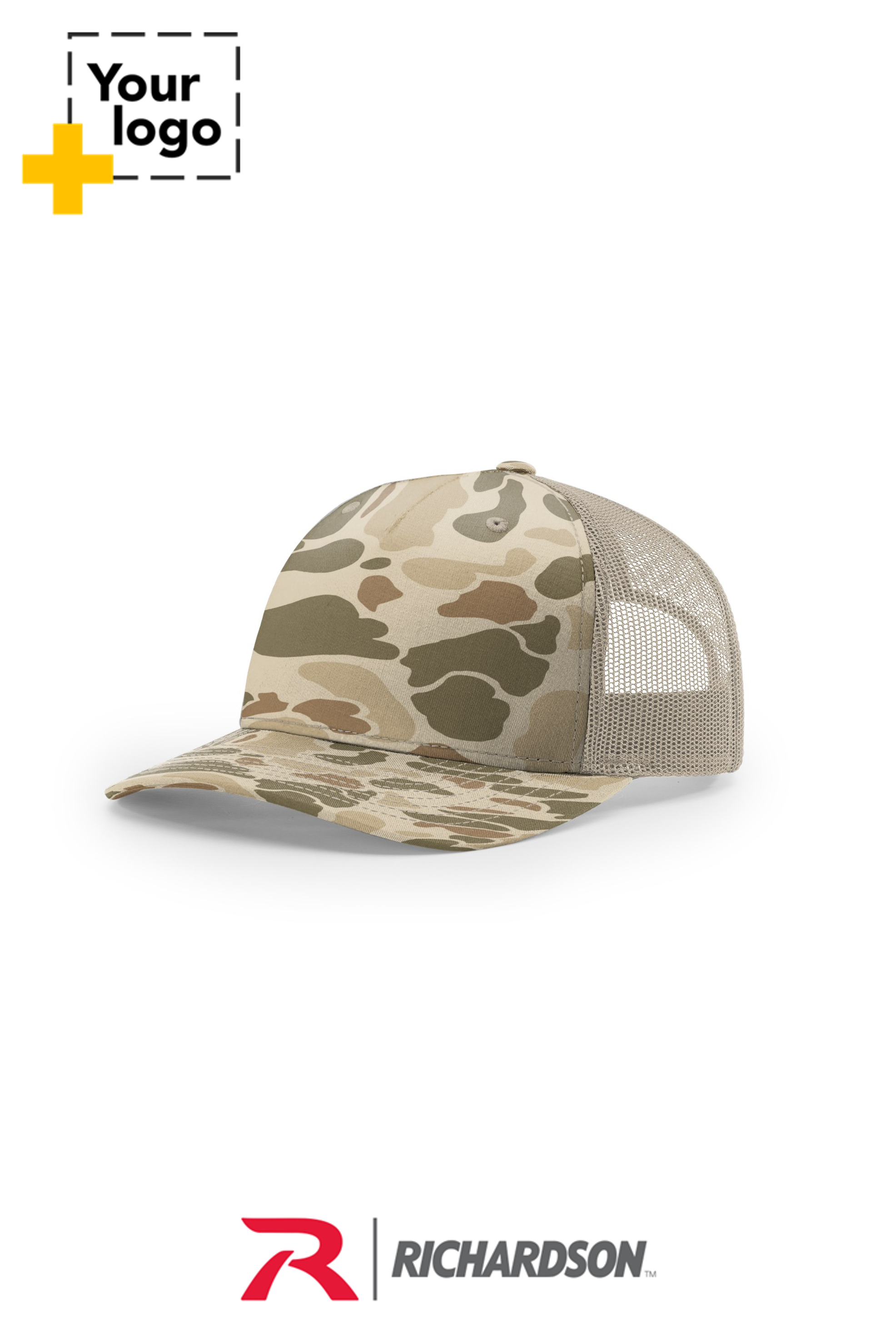 Richardson 112PFP PRINTED FIVE PANEL TRUCKER