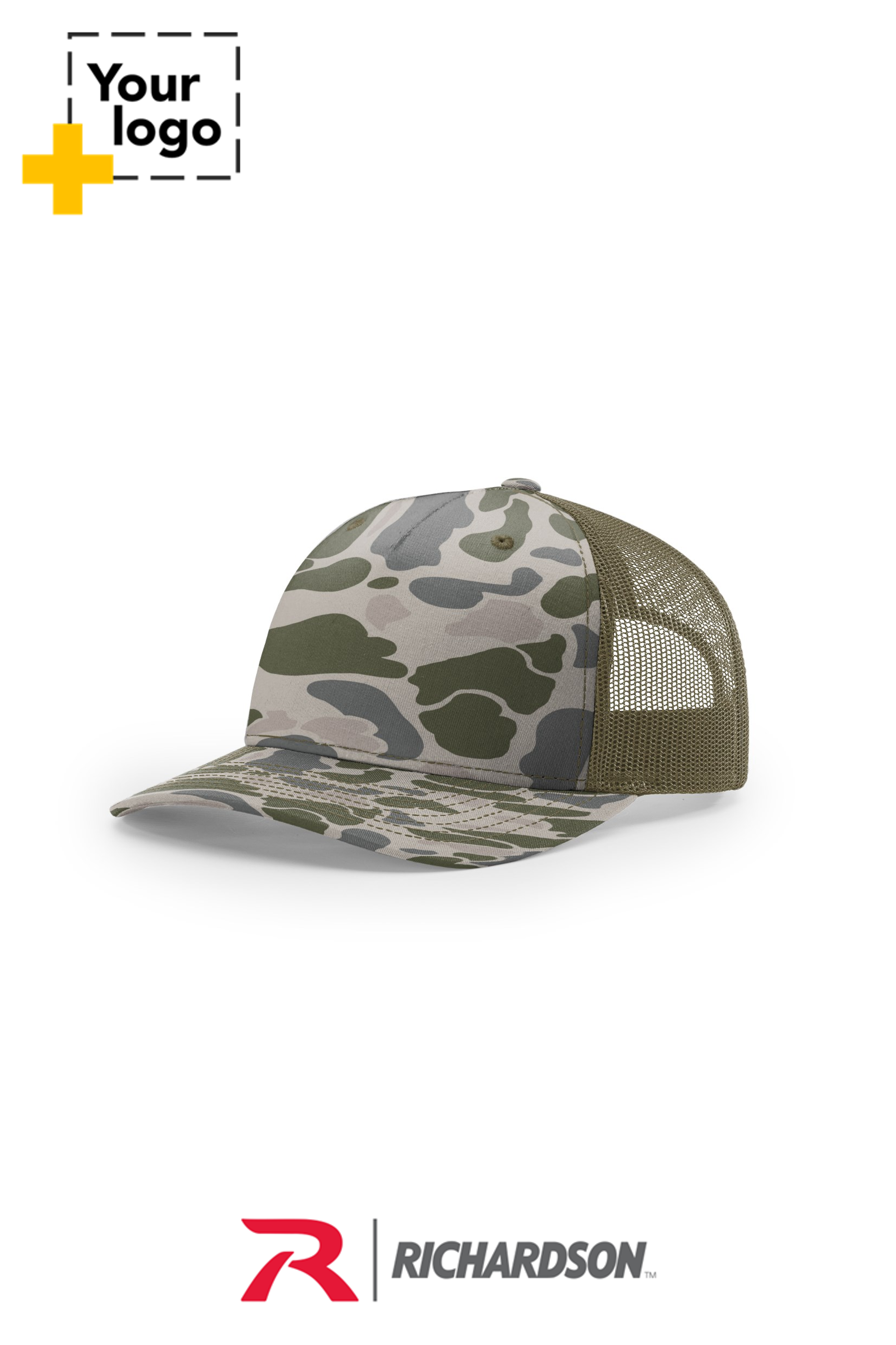 Richardson 112PFP PRINTED FIVE PANEL TRUCKER