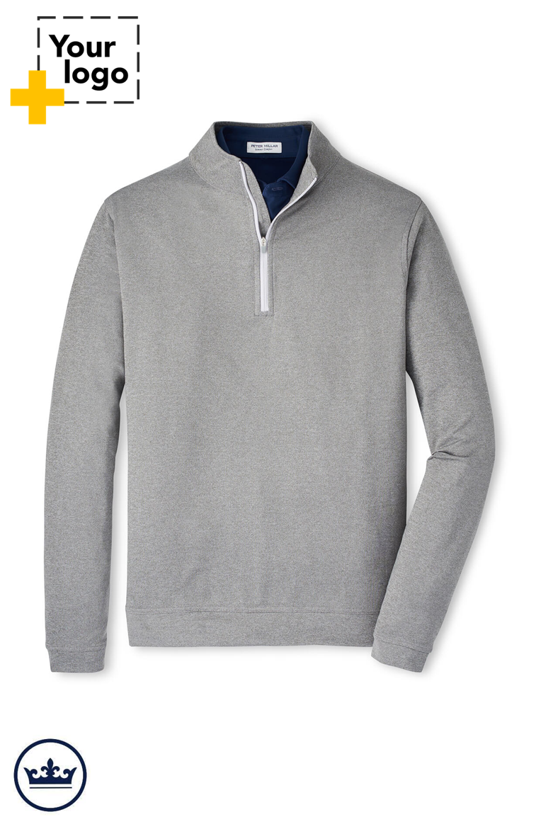 Peter Millar Men's Perth Performance Melange Quarter-Zip