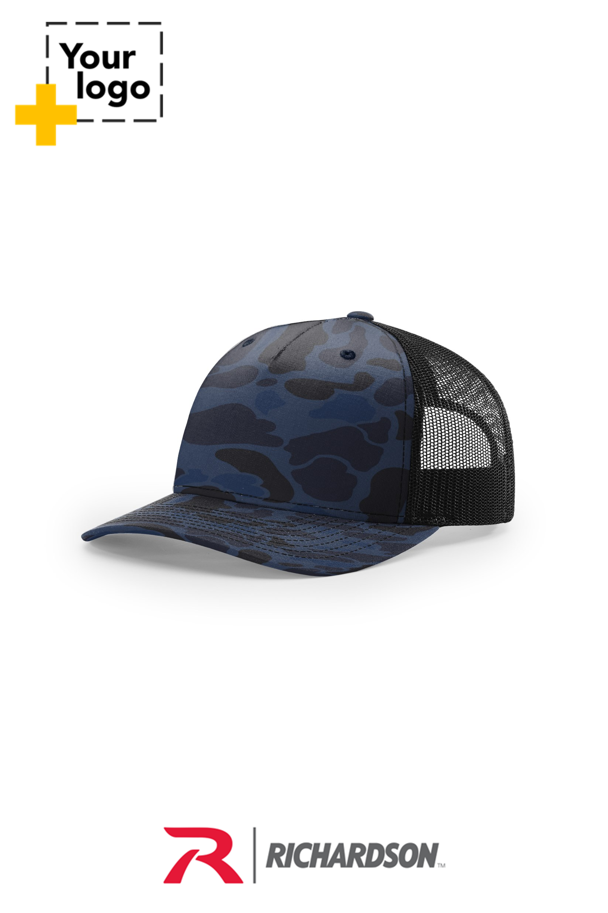 Richardson 112PFP PRINTED FIVE PANEL TRUCKER