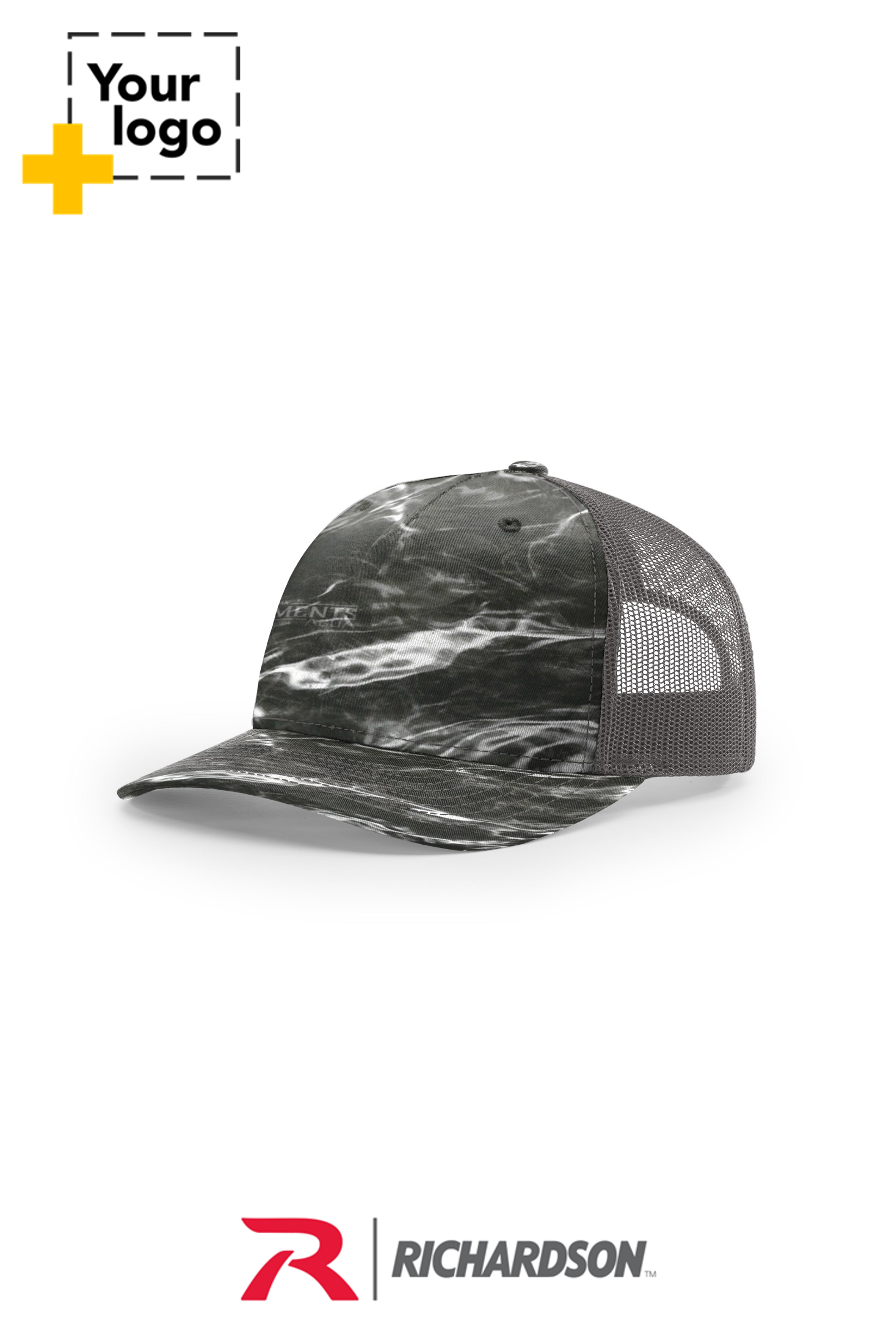 Richardson 112PFP PRINTED FIVE PANEL TRUCKER