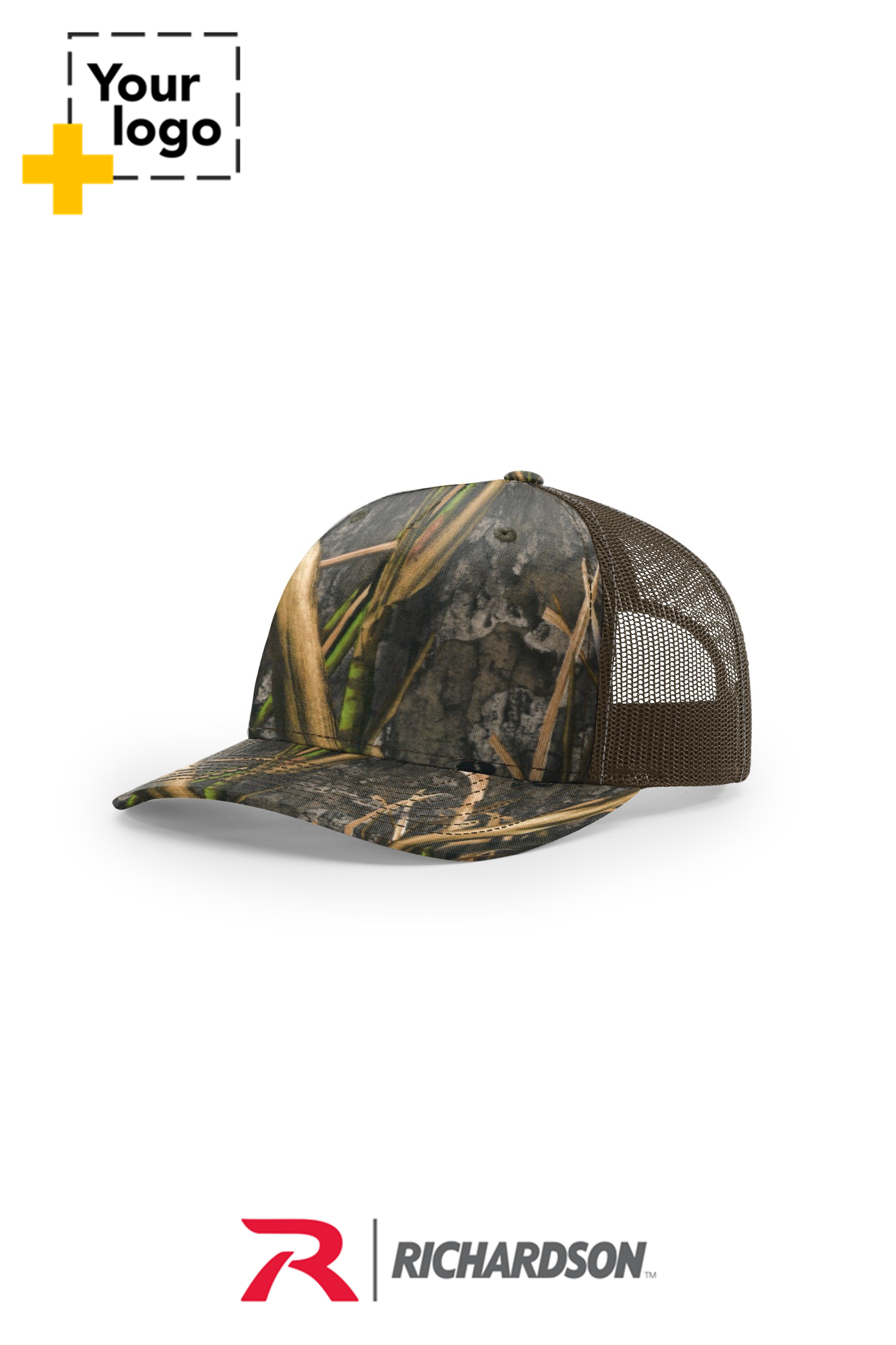 Richardson 112PFP PRINTED FIVE PANEL TRUCKER