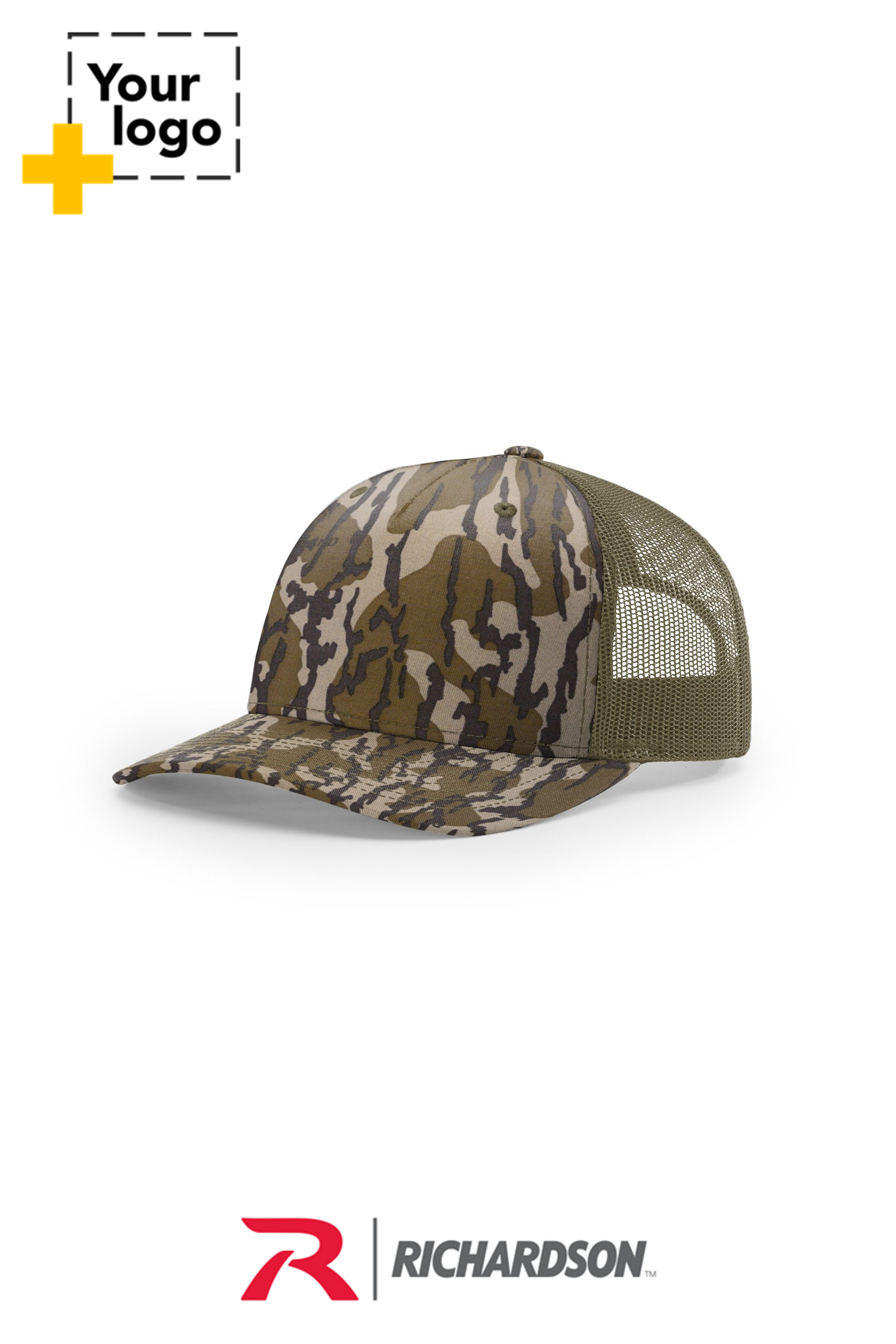 Richardson 112PFP PRINTED FIVE PANEL TRUCKER