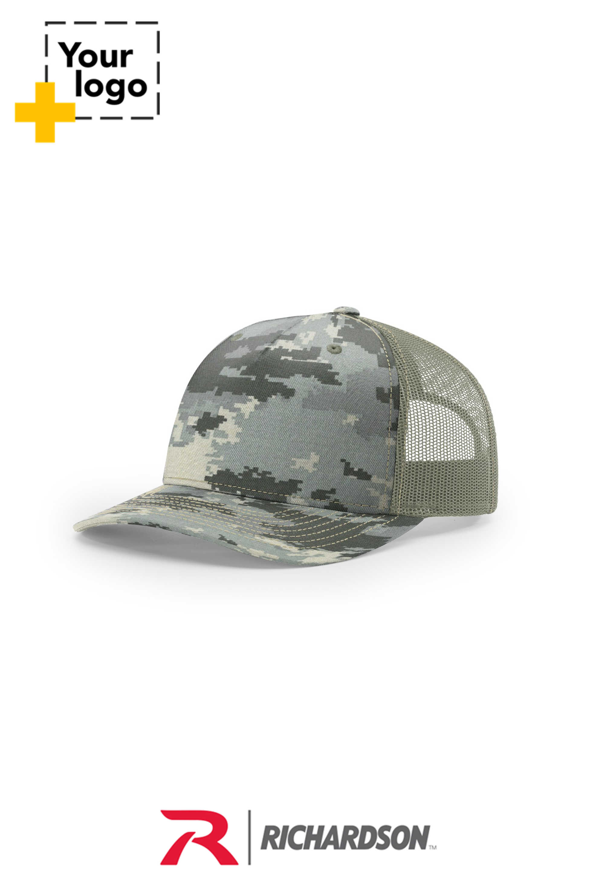 Richardson 112PFP PRINTED FIVE PANEL TRUCKER