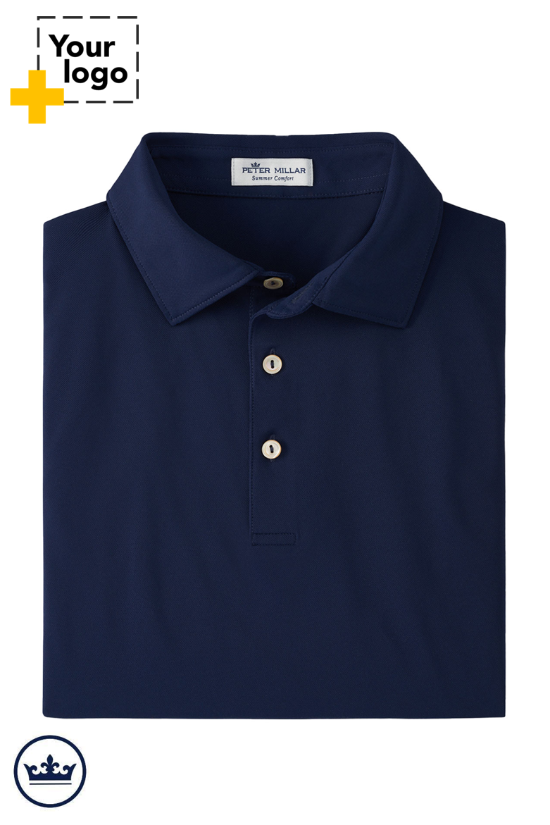Peter Millar Men's Solid Stretch Polo