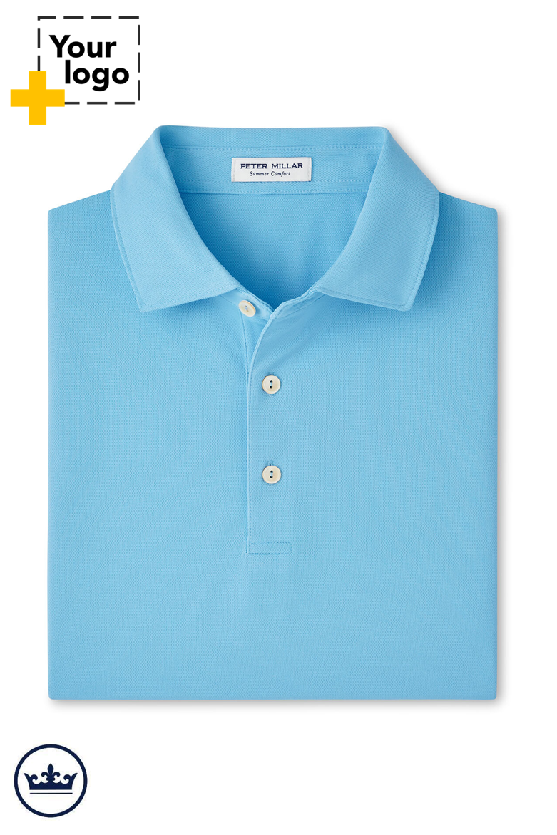 Peter Millar Men's Solid Stretch Polo